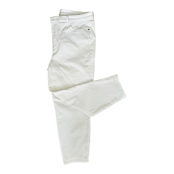 Talbots High-Waist Jegging Crop Jeans with Embroidery - Picture 2 of 5